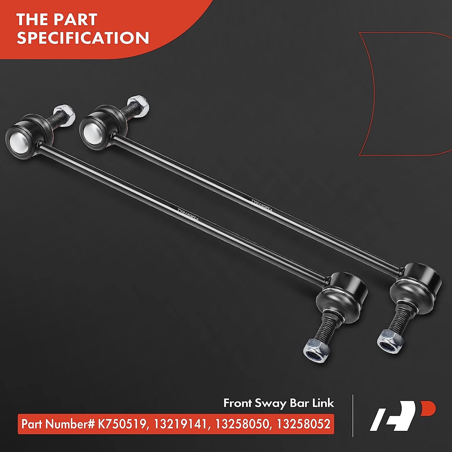 A-Premium 2x Front Sway Bar Links Stabilizer Bar Links Compatible with Chevrolet Cruze Cruze Limited Malibu Orlando Volt & Buick LaCrosse Regal Verano & Pontiac G6 & Saab 9-5 Replace # K750519