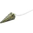 thumbnail image 3 of Dalmatian Jasper Crystal Pendulum Divination, 3 of 5