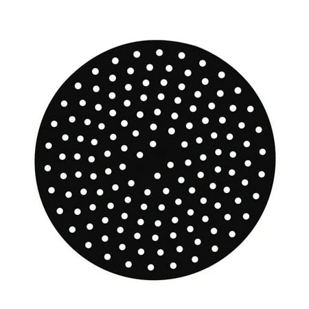 

1pcs Reusable Air Fryer Liner Non-Stick Silicone Heat-resistant Basket Mat Paper Baking Cooking Kitchen Gadgets Home Supplies Black 9inch C