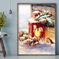 thumbnail image 3 of 5D DIY Navidad nieve pájaro completo redondo diamante pintura mosaico taladro Rhinestone FLhrweasw Nuevo, 3 of 9