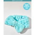 thumbnail image 4 of Bliss Women's Spa Headband - 2 Pack Microfiber Makeup Headband with Bow - Hair Band for Washing Face, Facials, Skincare, Shower, 4 of 6