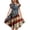 Sky Blue, variant on Ruyang 4th of July Dresses for Girls American Flag Floral Print Ruffle Sleeve Dresses Summer A-line Swing 250th Anniversary Dresses