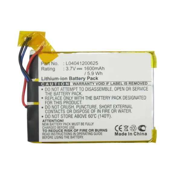 Batteries N Accessories BNA-WB-P8816 Player Battery - Li-Pol, 3.7V, 1600mAh, Ultra High Capacity - Replacement for Archos L04041200625 Battery