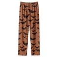 thumbnail image 4 of Miqool Women's Halloween Pajama Pants Cute Soft Long Bottoms Casual Pjs Pj Jammies with Elastic Waist S-5XL, 4 of 5