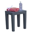 thumbnail image 2 of Super Sturdy Plastic Shower Stool in Gray, 2 of 3