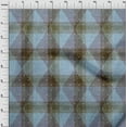 thumbnail image 4 of oneOone Rayon Turquoise Blue Fabric Check Argyle Dot Fabric For Sewing Printed Craft Fabric By The Yard 56 Inch Wide, 4 of 5