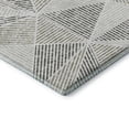 thumbnail image 4 of Addison Rugs Mayfield Washable Transitional Geometric Taupe Rectangle Rug, 9' x 12', 4 of 6