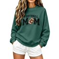 thumbnail image 2 of Football Mom Crewneck Sweatshirt Casual Pullover, 2 of 6
