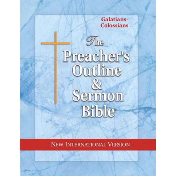 Preacher's Outline & Sermon Bible-NIV Preacher's Outline & Sermon Bible-NIV-Galatians-Colossians, (Paperback)