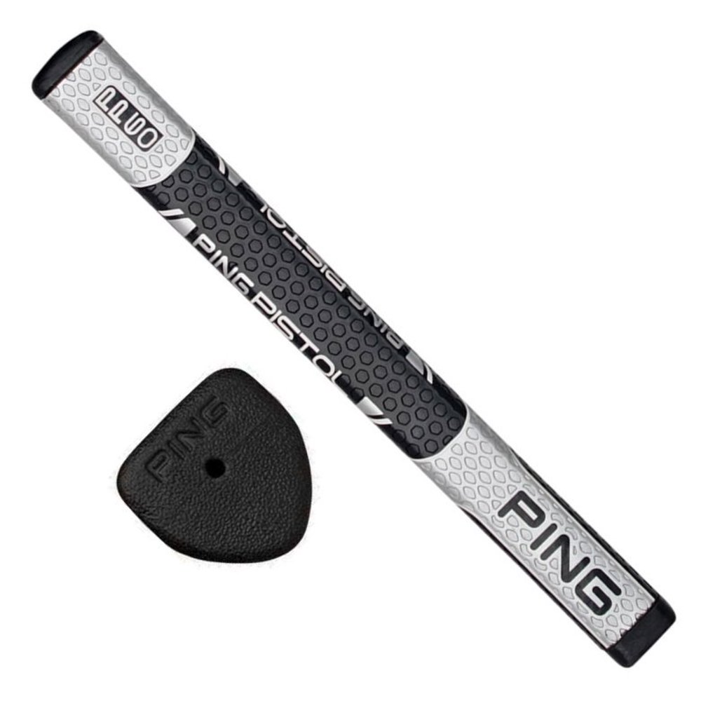 NEW PING Pistol PP60 Sigma Black/Silver Oversize NonTaper Putter Grip