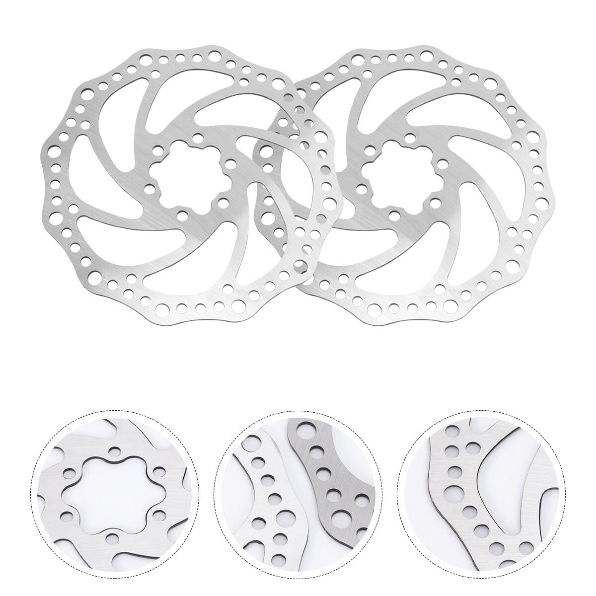 1 Pair of Mechanical Bike Disc Brake Front & Rear Disc Rotor Brake Kit