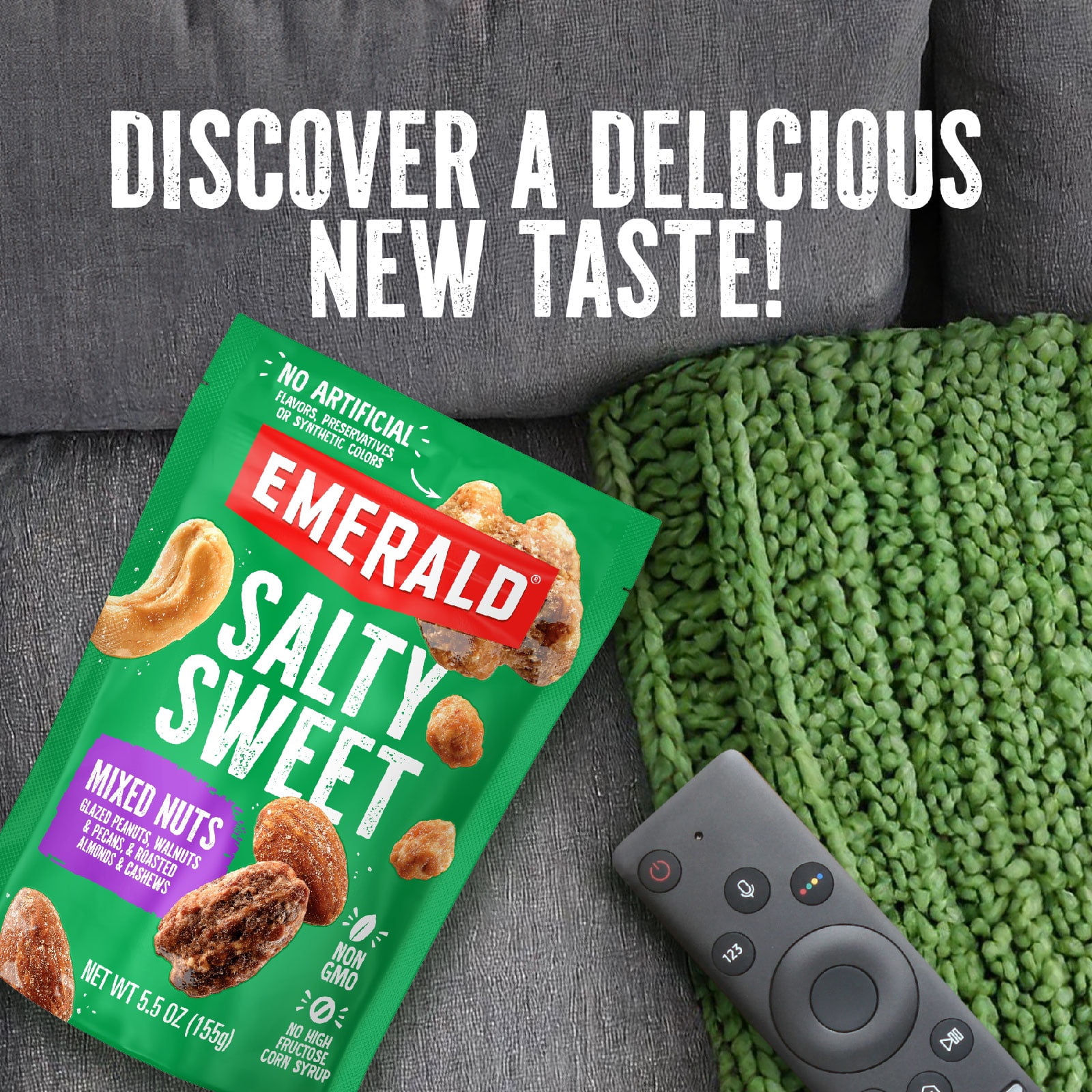Emerald The Original Salty Sweet Mixed Nuts No Artificial Flavor