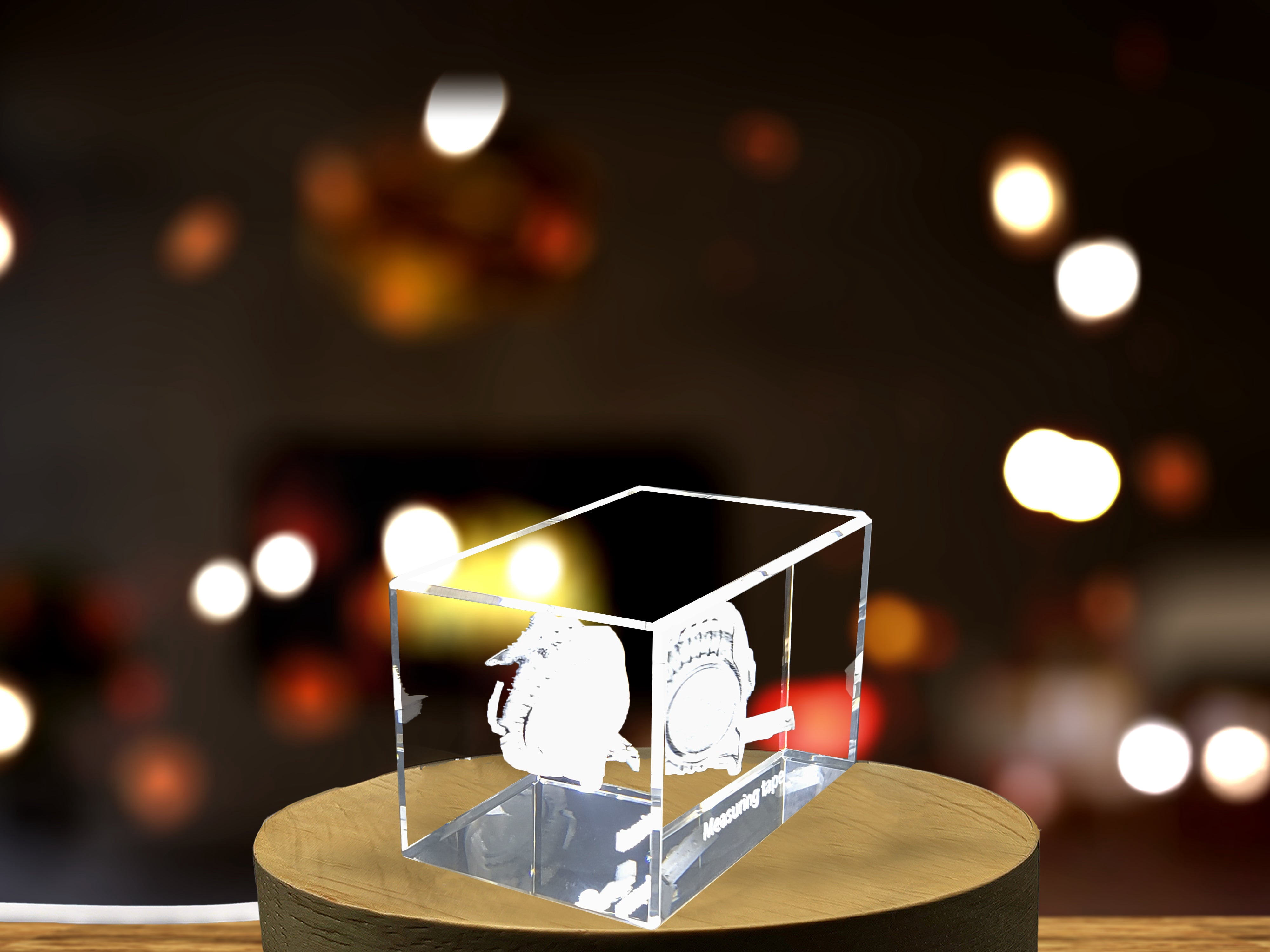 A Faceted Crystal Measuring Tape - Honoring Precision and Practicality