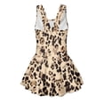 thumbnail image 5 of Uourmeti Girls Leopard Print Skirted One-Piece Swimsuit - Quick Dry Stretch Swim Dress for Beach, Pool & Summer Vacation, 5 of 8
