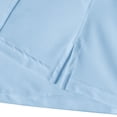 thumbnail image 5 of Ticikt Girls' Sporty Solid Color Top for Kids Breathable Girls Tee for Play and Everyday Wear,Light Blue, 5 of 5