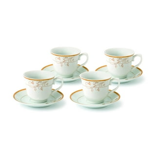 ACF Cappuccino Cups & Saucers, Set of 2 - Ruby Lane