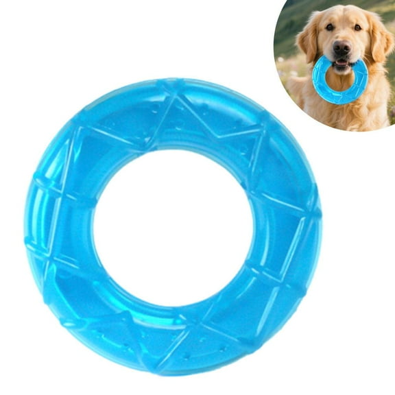 Pet Teether Cooling Chew Toy Puppy Teething Ring Summer Freeze Dogs Chew Toy for Small Medium Dog