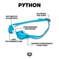 thumbnail image 2 of Gafas de natación ARENA Python Racing unisex antivaho azul/blanco, 2 of 7