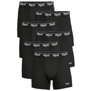 Everlast Mens Boxer Briefs Active Performance Breathable Underwear for Men, Black XL 6-Pack
