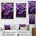 thumbnail image 4 of Designart "Enchanting Purple Surrealism" Violets Floater Framed Canvas Wall Art, 4 of 5