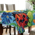 thumbnail image 3 of YAZAOO Square Tablecloth Cute Ladybug Pattern Tableclothes, 3 of 9