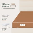 thumbnail image 5 of Amolife Full Bed Frame, Platform Bed Frame with Velvet Upholstered Slat Headboard, Cream, 5 of 8