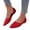 Red, variant on Oyedens Women Loafers Flats Dress Shoes Comfortable Pointed Toe Slip on Flat Office Work Walking Loafer
