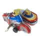 thumbnail image 5 of Juguete a cuerda, motocicleta con cuerda lateral, juguete para niños en edad , juguete de hojalata, 5 of 9