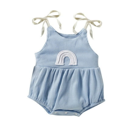 

Baby Bodysuit Toddler Kids Girls Cute Sleeveless Suspender Romper Jumpsuit Cloths For 12-24 Months
