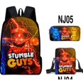 thumbnail image 1 of My Singing Monsters Monster Concert School Bag Cartoon Backpack Shoulder Bag Pencil Case Three Piece Set, 1 of 2