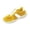 Yellow, variant on Women's Mesh Running Sneakers, Color Block Lace Up Trainers, Cushioned Memory Foam Lightweight Outdoor Commute Walking Shoes Black