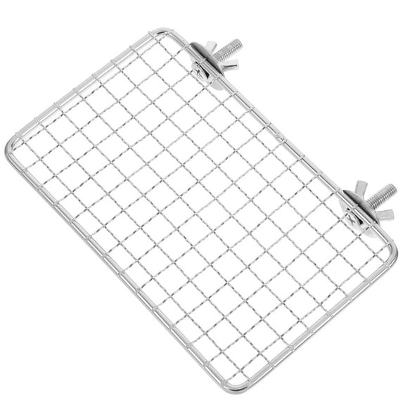 FRCOLOR Bird Perch For Exercise Stainless Steel Mesh Platform Bird Play And Training Stand Spacious Bird Perch For Parakeets Safe Bird Stand Bird Cage Accessory