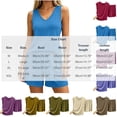 thumbnail image 6 of FAIWAD Womens Pajama Sets 2 Piece Short Set Sleeveless V Neck Tank Top and Shorts Lounge Clothing, 6 of 6