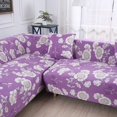 thumbnail image 2 of 2024 Sofa Covers for L Shape  2 Pieces Polyester Fabric Stretch Slipcovers 3 Seater (70”-90”) + 3 Seater (70”-90”) + 2 Pieces Pillow Covers for Sectional Sofa L-shape Couch, 2 of 11