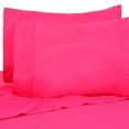 thumbnail image 2 of Premier Colorful Collection Soft Super Bright Microfiber Sheets 4 Piece Set - 8 Hot Colors - Queen / Hot Red, 2 of 6