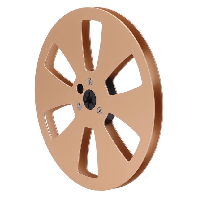 1/4 7 Inch Empty Reel for Reel to Reel Tape Recorder for Open Reel Sound Deck, Aluminum Alloy Recording Takeup Reel with 3 Hole, Opening Machine Part Replacement