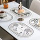 thumbnail image 3 of Becond - Alfombrilla de silicona impermeable para mesa de comedor, antideslizante, para decoración de mesa y accesorios, 3 of 6