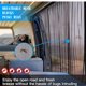 thumbnail image 3 of Van Bug Screen Magnetic Sliding Door Van Screen Mesh Curtains Easy to Install and Remove, Universal Fly Screen, 59"(H) x 43"(W), 3 of 5
