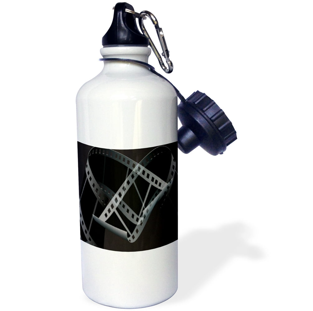 3D Rose wb_235853_1 Sports Water Bottle 21 oz White