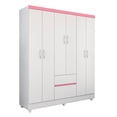 thumbnail image 4 of ROPERO 6 PUERTAS FLASH BLANCO/ROSA  SKAL LIVING, 4 of 11