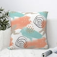 thumbnail image 6 of YFYANG Square Decorative Throw Pillow Case (Without Pillow Insert), Abstract Watercolor Graffiti Bedroom Sofa Car Cushion Cover, 16"x16", 6 of 9