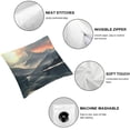 thumbnail image 6 of nygtbtfer Paint Landscape Print Throw Pillow Covers Soft Corduroy Pillowcase Decorative Cushion Cover Modern Square Cushion Cases for Living Room Bed Sofa Bedroom Without Pillow White, 6 of 7