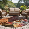 thumbnail image 4 of Round Rug 5Ft Washable Non-Slip, Farm Pig Circle Area Rugs for Living Room Bedroom, Farmhouse Barn Funny Animals Butterfly Indoor Floor Mats Carpet Runner for Home Decor Aesthetic, 4 of 8