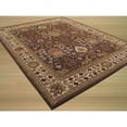 thumbnail image 2 of EORC Brown Hand-Tufted Wool Traditional Morris Rug, 7'9 x 9'9-Color:Brown,Material:Wool, 2 of 4
