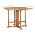 thumbnail image 2 of Bowery Hill Contemporary Teak Wood Medium Outdoor Dining Set in Natural, 2 of 12