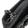 thumbnail image 5 of Pre-Owned CHANEL Chocolate Bar Camellia No. 5 Coco Mark Chain Shoulder Bag - Leather, Black, 5 of 10