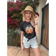 thumbnail image 3 of DEXIO Christian Thanksgiving T Shirt for Women Fall Pumpkin Tees Give Thanks to the Lord God is Good Graphic Letter Tops Black XXL, 3 of 12