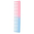 thumbnail image 2 of Wide Tooth Hair Comb, Salon Shampoo Comb ABS Gradient Color Wide Round Teeth    For Salon For Home For Travel, 2 of 8