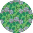 thumbnail image 1 of Ahgly Company Indoor Round Patterned Stoplight Go Green Area Rugs, 4' Round, 1 of 1