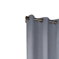 thumbnail image 2 of Commonwealth Weathermate 84" Grommet Curtain Panel in Blue (Set of 2), 2 of 3